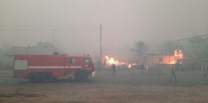пожары на Луганщине