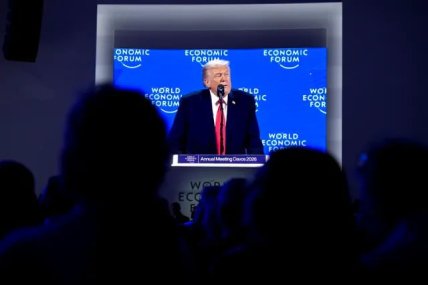 Дональд Трамп під час виступу в Давосі