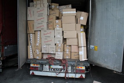 На Закарпатье обнаружили контрабандных сигарет на 1,5 млн евро