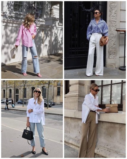 Рубашка оверсайз