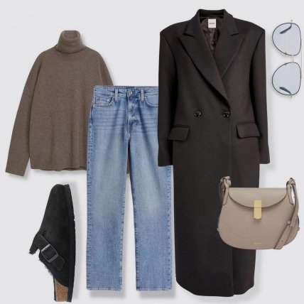 Образ із чорним пальто