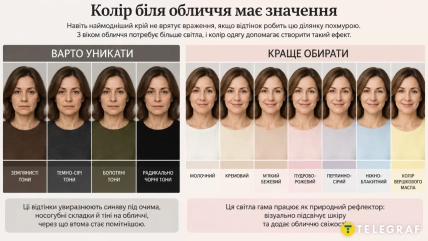 После 50 лет следует внимательнее выбирать цвета одежды