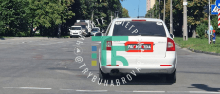 Авто Skoda с номерами о России заметили в Броварах