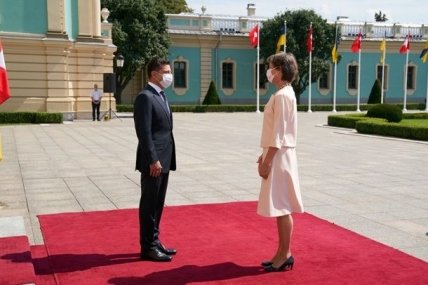 Визит президента Швейцарии в Украину 21.07.2020