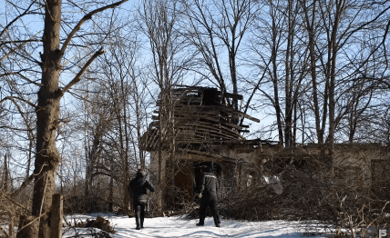 Бывший колхоз в селе Обиходы