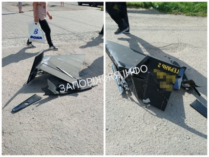 Шахед атакував зупинку в Запоріжжі