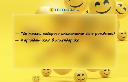 анекдот про празднование дня рождения