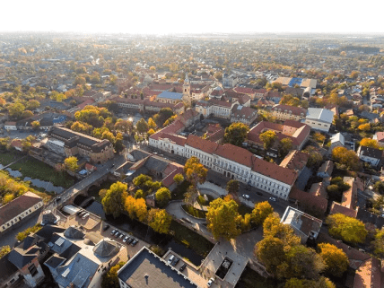 Берегово с высоты