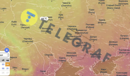 Погода в Україні 24 серпня