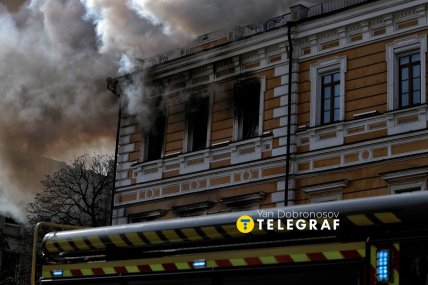 Наслідки ворожого удару. Фото: Ян Доброносов "Телеграф"