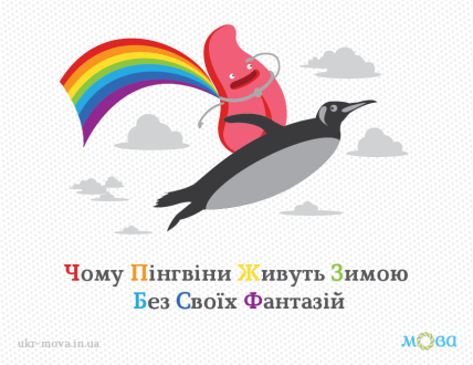 Как по-украински сказать "Каждый Охотник Желает Знать Где Сидит Фазан"