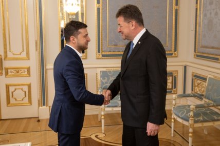 Володимир Зеленський та Мірослав Лайчак 2019 року. Фото Офіс Президента