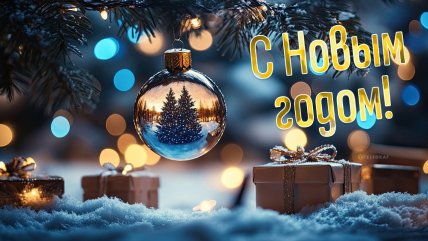 Открытки с Новым годом 2026, с годом Лошади