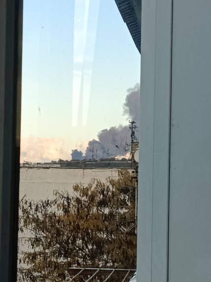 Последствия атаки дронов на Симферополь 29 октября