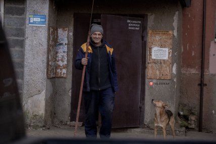 Мужчина в Бахмуте