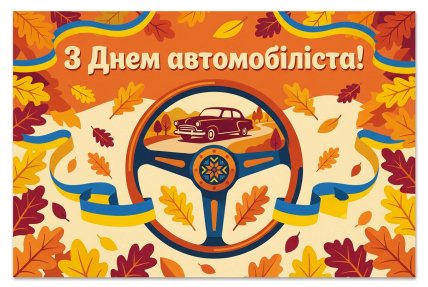 С Днем автомобилиста, открытки, поздравления, праздник