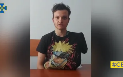 Допрос пленного россиянина