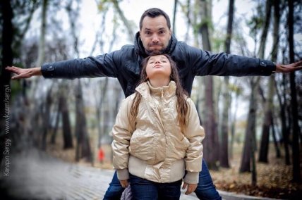 Арестович с дочерью Аэлитой