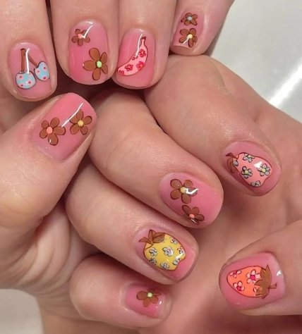 Маникюр на короткие ногти 2023