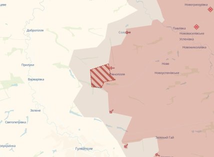 Равнополье на карте DeepState