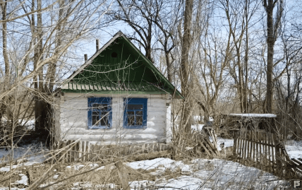 в селе Обиходы пустой дом