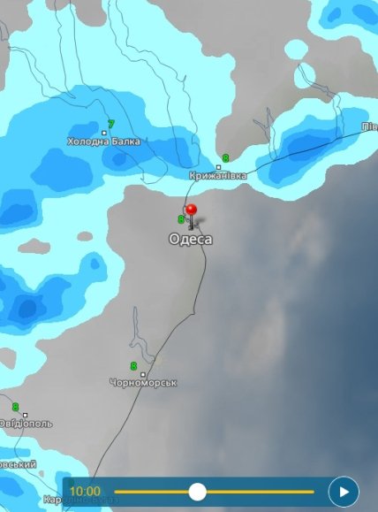 Погода в Одессе