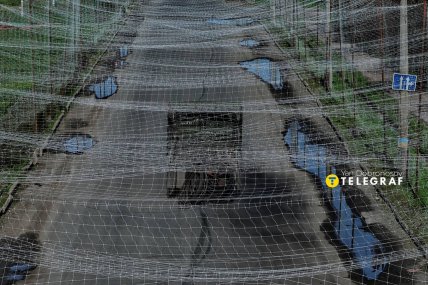 Антидронові сітки на вулицях Дружківки