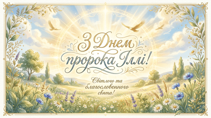 День пророка Ильи, открытки, картинки, поздравления