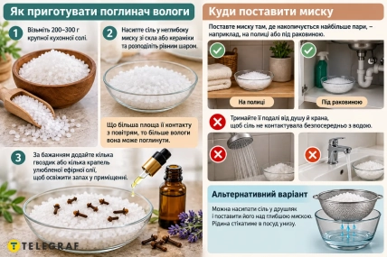 Приготовление домашнего поглотителя влаги