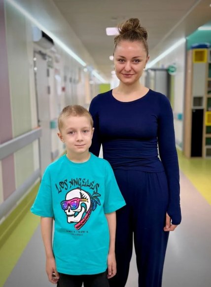 Дима со своей мамой
