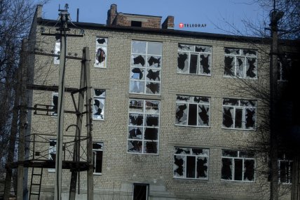 Разрушение в Бахмуте