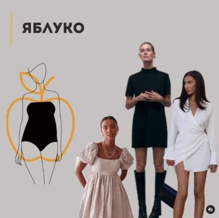 платье для яблока