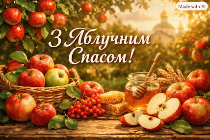 Яблочный Спас, открытки, картинки, поздравления
