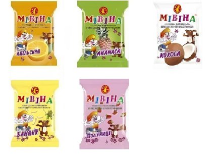 Солодка "Мівіна" мала 5 фруктових смаків