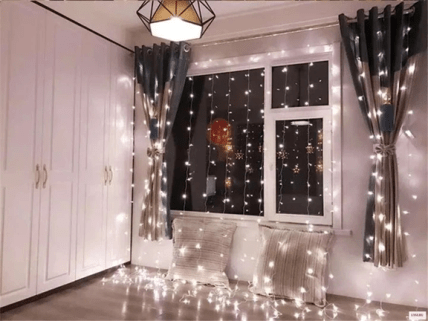 декор окон, новогодний декор