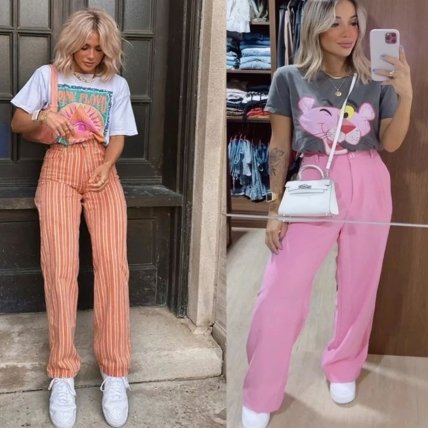 Стильні образи з футболкою з принтом