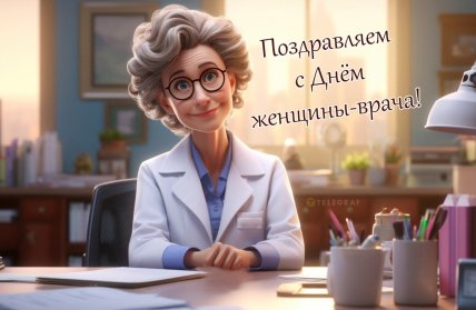 открытка на день женщины-врача, поздравления с днем женщины-врача