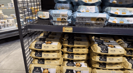 Цена на яйца в Ла Сильпо