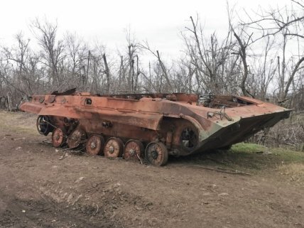 сожженная вражеская техника