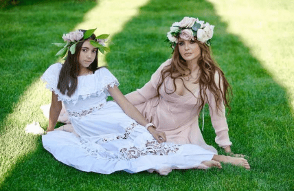 Оксана Марченко с дочерью