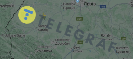 Самолет долетел почти до Львова