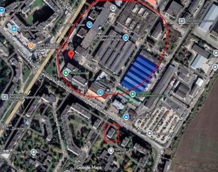Завод Орион Тернополь карта