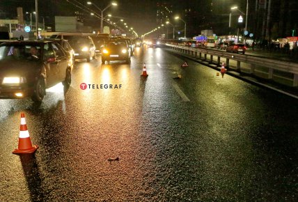ДТП у Житомирской в Киеве 7.11.2021