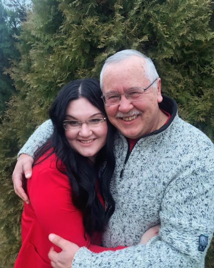 Анатолий Гриценко с дочерью Светланой