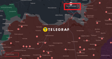 Константиновка на карте