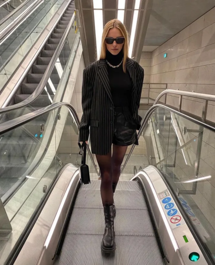 черный тотал-лук