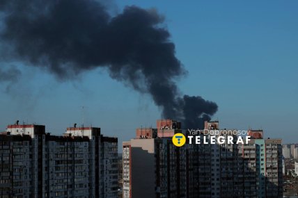 Дим накрив деякі райони Києва