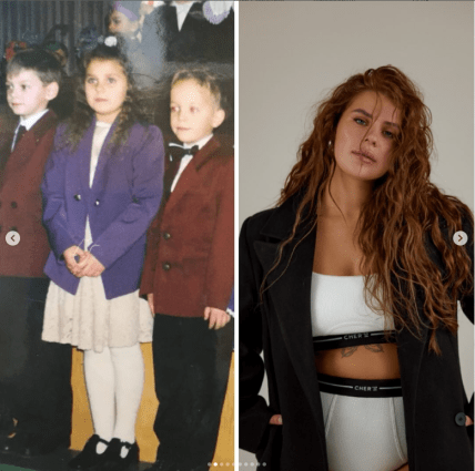 Александра Зарицкая в детстве