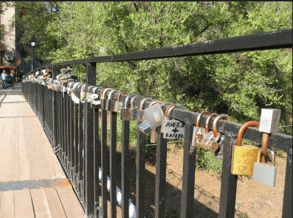 Замки на Зоологічному мосту