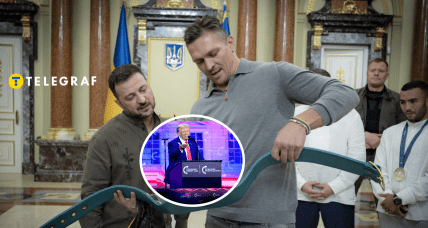 Владимир Зеленский привез на переговоры с Дональдом Трампом пояс Александра Усика